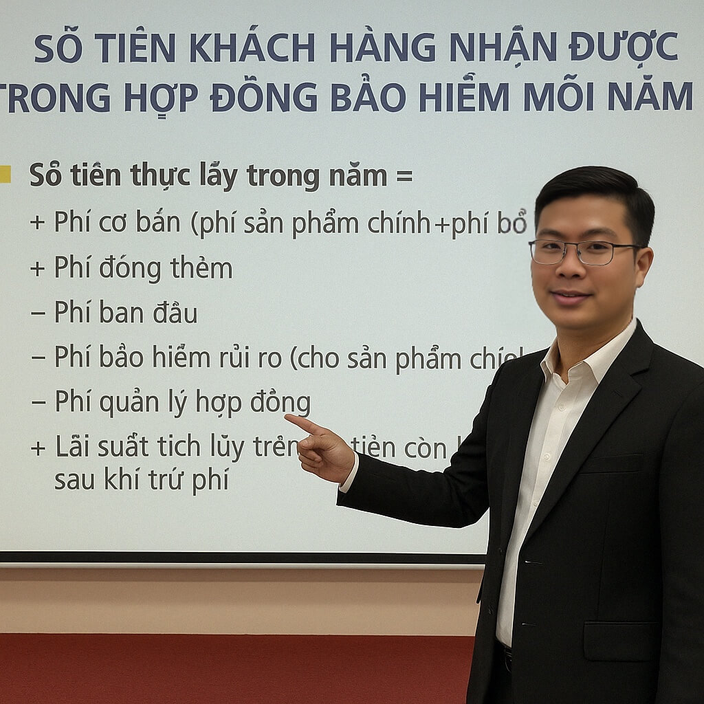 Số Tiền Tích Lũy Hàng Năm Trong Hợp Đồng Bảo Hiểm