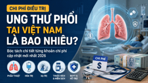 Chi phí điều trị ung thư phổi 2026 hết bao nhiêu tiền